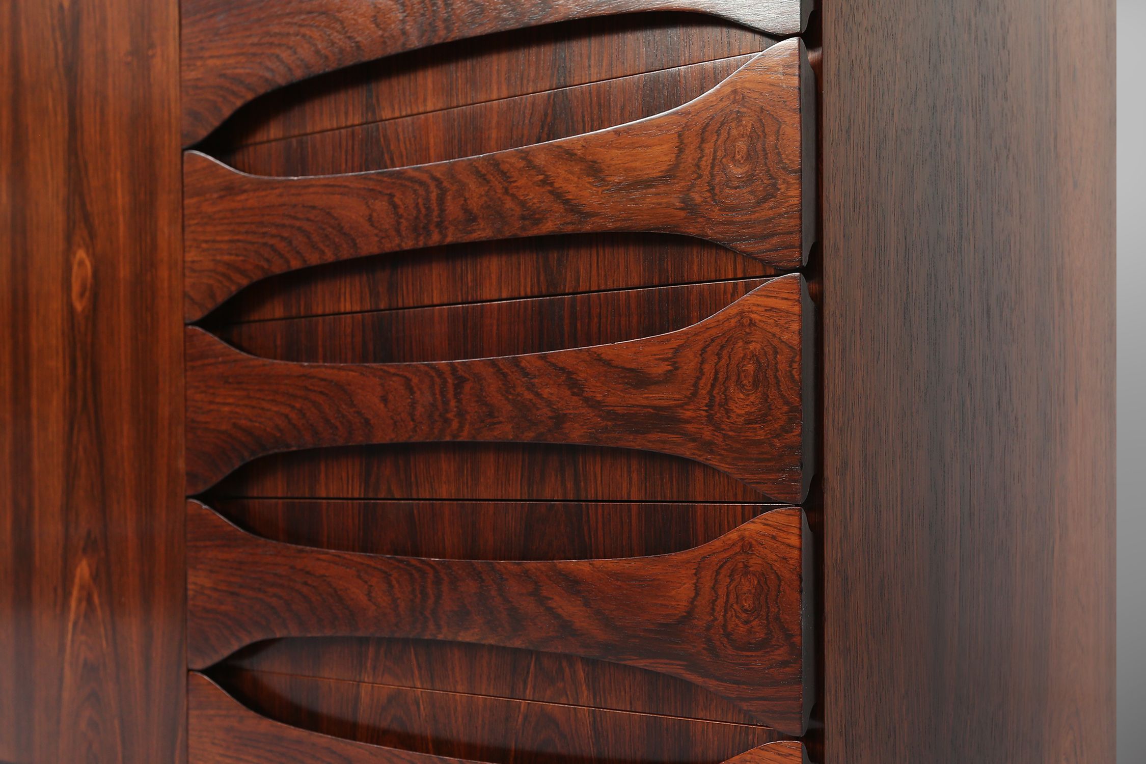 Belgian Mid-Century Rosewood Highboard, 1960s thumbnail
